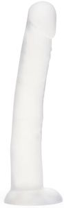 Lovehoney Realistic Dildo - 10 Inch Large Dildo - Flexible Suction Cup Dildo for Women - Harness Compatible Strap On Dildo - Big Dildo Adult Sex Toy - Waterproof - Clear