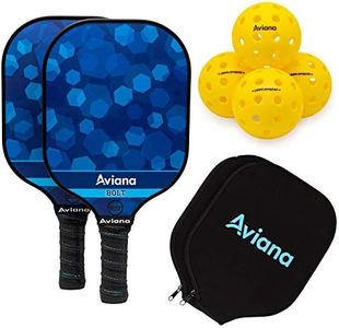 Onix Graphite Z5 Pickleball Paddle | Includes Pure 2 Outdoor Pickleball Balls (Pack of 2 Balls) (Blue Pack of 2 Balls)