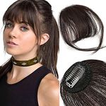 RichCurls Premium Clip in Bangs for Women, Clip on Hair Bangs Extensions for women