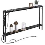 SAUCE ZHAN Sofa Table with Outlet a