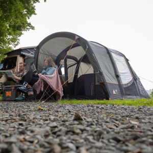 Vango Cove III Air Campervan Awning with Front Canopy – Inflatable, 4000mm Waterproof, Mid (215-255cm)