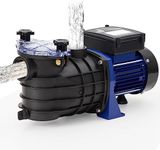 3/4HP Pool Pump In/Above Ground Water Pump Single Speed, 550W/115V, 2641GPH & High Flow, Powerful Primming Swimming Pool Pumps with Filter Basket, Low Noise for Family