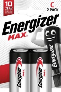 Energizer Pile C, Energizer Max, Lot de 2 piles