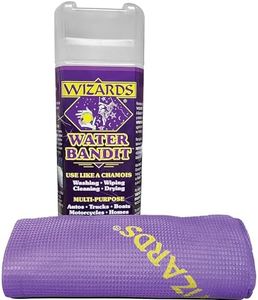 Wizards - Water Bandit Machine Washable Multi Purpose Synthetic Drying Chamois for Autos, Trucks, Boats, Motorcycles, and Homes, King Size 27"x17"