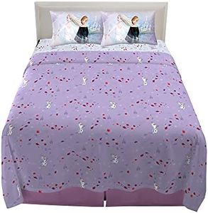 Franco Kids Bedding Super Soft Microfiber Sheet Set, 4 Piece Full Size, Disney Frozen 2