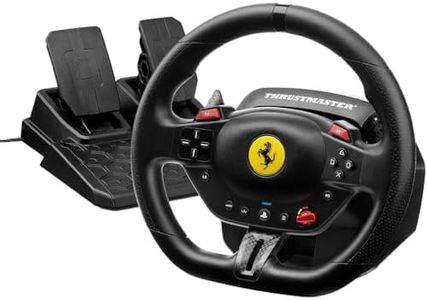 Thrustmaster T98 Racing Wheel and Pedal Set for PS5, PS4 & PC – Officially Licensed by Ferrari, Gaming Steering Wheel, Driving Wheel Set