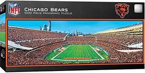 MasterPieces 1000 Piece Sports Jigsaw Puzzle - NFL Chicago Bears Endzone View Panoramic - 13"x39"