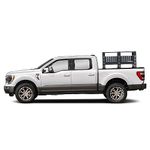 TKMAUTO Plus Truck Adjustable Bed Rack Cargo Carrier Compatible with Jeep Gladiator, Ford Ranger, Chevy Colorado, GMC Canyon, and Toyota Tacoma (Full-Size Truck and Mid-Size Truck, 25" Height)