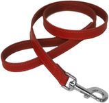 BBD 3/4 x 40-inch Leather Lead, Red