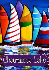 Toland Home Garden Skipper's Traffic Chautauqua Lake Board 28 x 40 Inch Decorative House Flag