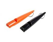 Benbulben - Twin Pack of Professional High Pitch Plastic Dog Whistle for Recall Training Complete with 2 PCS Whistles, Lanyards and Keyrings