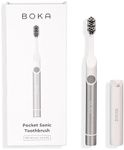 Boka Sonic Electric Toothbrush for Adults - 24000 VPM w/Standard & Sensitive Modes - Waterproof & Up to 120 Battery Life w/Travel Cover & Wall/Mirror Mount - Automatic Smart Timer, Non-Slip Handle