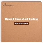 Crabcut Stained Glass Supplies & Starter Kit - 12x12 Inch Heat Resistant Work Surface Mat, Essential Stained Glass Tools with Cutting Mat for Table Protection (1 Pack)