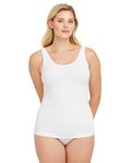 SPANX Cotton Control Tank, White, XL