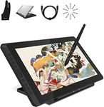 HUION 15.6 '' Kamvas 16(2021) Graphics Tablet with Screen, 1920 x 1080 HD Full-Laminated with Battery-Free Stylus 8192 Pen Pressure and Adjustable Stand, Ideal for Work from Home & Remote Learning