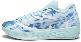 PUMA Womens Stewie 2 Water Breanna Stewart Athletic Basketball Shoes, Light Aqua Puma White, 7 UK