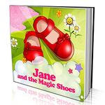 Personalized Soft Cover Story Book by Dinkleboo "The Magic Shoes" Girls 0 to 8 Years Old - Story About Your Daughter’s Magical Adventure