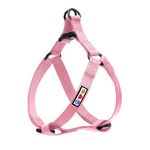 Pawtitas Solid Color Step in Dog Harness or Vest Harness Dog Training Walking of Your Puppy Harness Extra Small Dog Harness Pink Cherry Blossom Dog Harness | Harnais pour chien rose très petit harnais pour animaux de compagnie sans traction