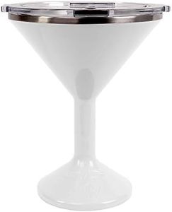 ORCA Tini 13oz Stainless Steel Martini Glass | Temperature Insulated Tumbler for Every Outdoor, Picnic, Poolside, Beach & Patio Party — Pearl