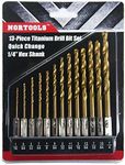 NORTOOLS Hex Shank Drill Bit Set 13