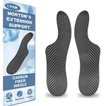 Morton's Extension Orthotic, 1 Pair Carbon Fiber Rigid Insole, Support Insert for Morton's Toe, Turf Toe, Arthritis, Hallux Rigidus (28.5cm Fit Women's Size 13-13.5 Men's 12-12.5)