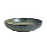 Swuut Transmutation Glaze Serving Pasta Bowl,10 inch Ceramic Wide Salad Bowls,50 Ounce Large Big Fruit Bowl for Kitchen, Microwave Oven Dishwasher Safe (Green)