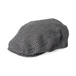 Brixton Unixes Snap Newsie Cap, Charcoal/Black, One Size