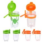 6pcs Magnifying Insect Container Magnifying Insect Viewer Box Clear Observation Bug Box for kids Plastic Insect Boxes Portable Insect Cage for Kids Science Nature Exploration Tool