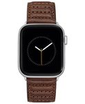 Vince Camuto Fashion Band for Apple Watch, Secure, Adjustable, Fits Most Wrists, Dark Brown