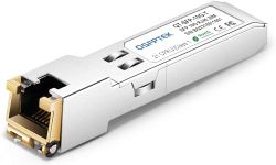 QSFPTEK 10GBase-T SFP+ RJ45 30m, 1.25/2.5/5/10G-T Copper Module SFP+ Transceiver Mini-Gbic for Cisco SFP-10G-T-S, Ubiquiti UF-RJ45-10G, Netgear, Mikrotik, D-Link,up to 30m (Supports Multiple Rates)