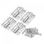 uxcell Lift Off Hinge, 2" 304 Stainless Steel Right Detachable Slip Joint Flag Hinges 4pcs