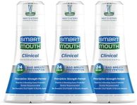 SmartMouth DDS Activated Clinical Mouthwash - Adult Mouthwash for Fresh Breath - Clinical Strength Mouthwash for Gum Health, Gingivitis & More - Clean Mint Flavor, 16 fl oz (3 Pack)