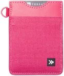 Thread Wallets Ultra Slim Card Holder Wallet - Slim Wallet for Women & Men - Minimalist Wallets for Women - Small Wallet for Women & Men - Modern Credit Card Organizer Mini (Magenta)