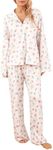 Women 2 Piece Floral Pajamas Lounge