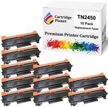 Cartridge Planet 10-Pack Compatible Toner Cartridge for Brother TN-2450 TN2450 (3,000 Pages) for Brother HLL2350DW HLL2375DW HLL2395DW MFCL2710DW MFCL2713DW MFCL2730DW MFCL2750DW