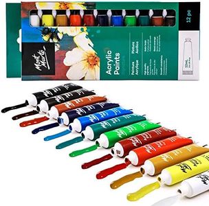 Mont Marte Signature Acrylic Paint 12-Pieces Set, 12 ml