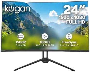 Kogan 24" Curved Full HD 100Hz FreeSync Monitor (1920 x 1080) - KAMN24F10CSA - 24 Inch