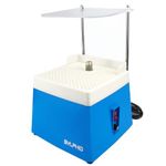 SYLPHID Portable Mini Glass Grinder 110V Stained Grinder Machine for Diamond Ceramic Shell Art DIY, Free 5/8'' Grinder Bits Included(with stand)