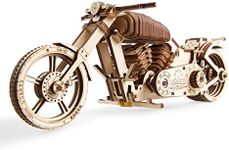 Wooden Bike, Vintage Vehicle, Mechanical Models, School Project, Automata Kit, Desk Decor by Ugears