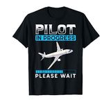 Funny Copilot Gift Flight Aviation Flying Plane Future Pilot T-Shirt