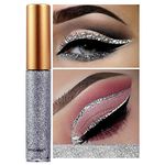 Glitter Liquid Eyeliner, OCHILIMA Long Lasting Waterproof Shimmer High Pigmented Silver Gold Metallic Colorful Eyeliners Glitter Makeup for Women