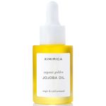 Kimirica 100% pure Jojoba Oil | Virgin & Cold Pressed Oil For Hair & Skin | suitable for all Skin Type | 100% Vegan, organic golden Jojoba Oils (30ml)