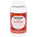 Centrum Adult Forte Essentials Mulitvitamins/Minerals Supplement for Men & Women, 250 Tablets (Packaging May Vary)