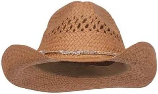 MG Wholesale Outback Toyo Cowboy Hats (Brown) - 22108