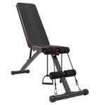 Panana Adjustable Fitness Bench Foldable Weight Benches Utility Weight Bench for Full Body Workout, Incline/Decline Bench for Home Training