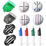8 Pack Golf Ball Marker Liner Drawi