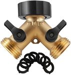 IPOW Brass Heavy Duty 2 Way Y Valve