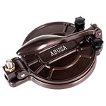 ABUSA Thickness Adjustable Tortilla Press 8 Inch Tortilla Maker Bronze - Roti, Dough Press, Dosa, Tawa, Tamale, Pizza, Pie, Patty
