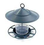 etree Easy Clean Hanging Lantern Bird Feeder (2023 Design) - Prevent Disease & Protect Wildlife Midnight Teal Blue Pack of 1