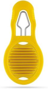 Dreamfarm Eggler 2-In-1 Compact Egg Shell Peeler & Easy Hardboiled Egg Slicer, Shell Cracking, Topping, & Peeling - Yellow